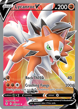 Pokémon | EVS | 187 | Lycanroc V