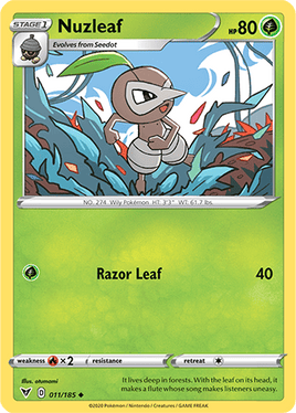 Pokémon | VIV | 011 | Nuzleaf