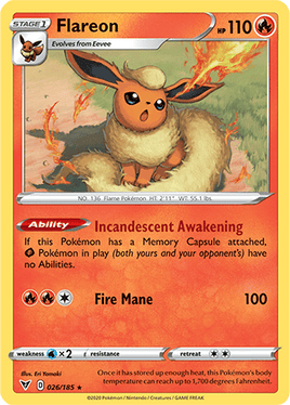 Pokémon | VIV | 026 |★| Flareon