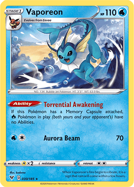 Pokémon | VIV | 030 |★| Vaporeon