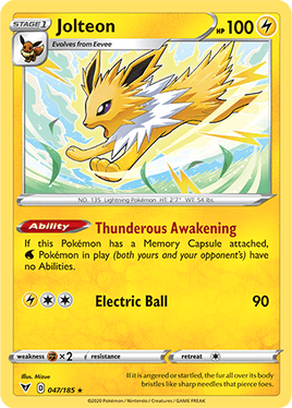 Pokémon | VIV | 047 |★| Jolteon