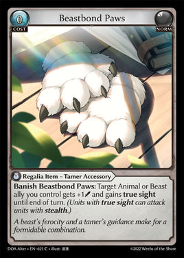 GA-DOA-A-EN025-C | Beastbond Paws