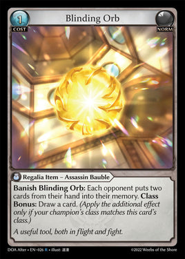 GA-DOA-A-EN026-R | Blinding Orb