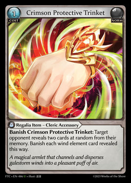 Grand Archive | FTC | 006 | Crimson Protective Trinket