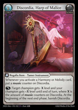 GA | DOAa | 032-SR | Discordia, Harp of Malice