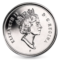 Canadian $0.05 | 1999-2003 | With "P"