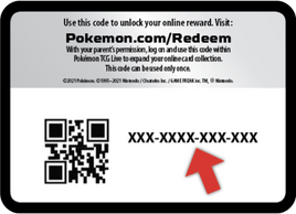 Pokémon | OBF | Code Cards