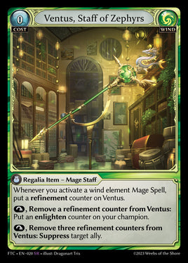 Grand Archive | FTC | 020 | Ventus, Staff of Zephyrs