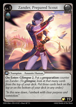 GA-DOA-A-EN013-C | Zander, Prepared Scout