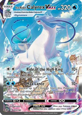 Pokémon | CRE | 203 | Ice Rider Calyrex VMAX