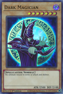 Yu-Gi-Oh! | 25TH-EN001 | Dark Magician (alternate art)