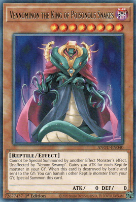 Yu-Gi-Oh! | ANGU-EN040 |★R| Vennominon the King of Poisonous Snakes