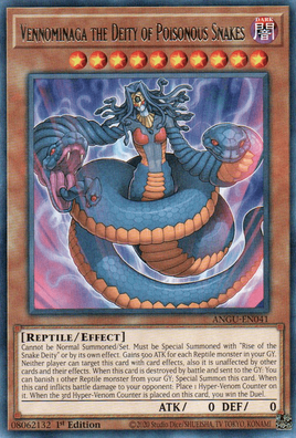 Yu-Gi-Oh! | ANGU-EN041 |★R| Vennominaga the Deity of Poisonous Snakes