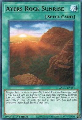 Yu-Gi-Oh! | ANGU-EN054 |★R| Ayers Rock Sunrise