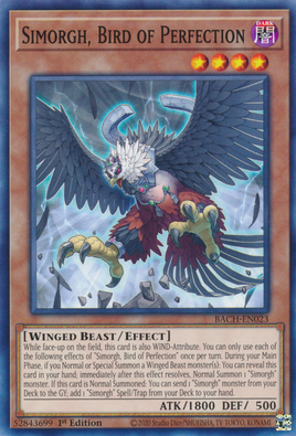 Yu-Gi-Oh! | BACH-EN023 | Simorgh, Bird of Perfection