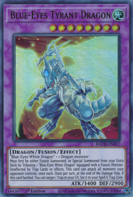 Yu-Gi-Oh! | BACH-EN037 | Blue-Eyes Tyrant Dragon