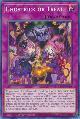 Yu-Gi-Oh! | BACH-EN076 | Ghostrick or Treat