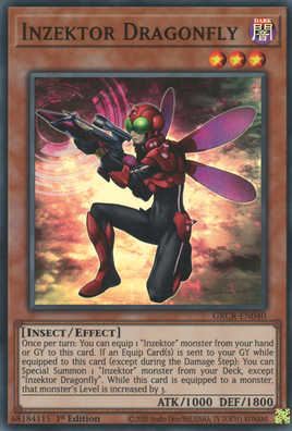 Yu-Gi-Oh! | GRCR-EN040 |★S| Inzektor Dragonfly