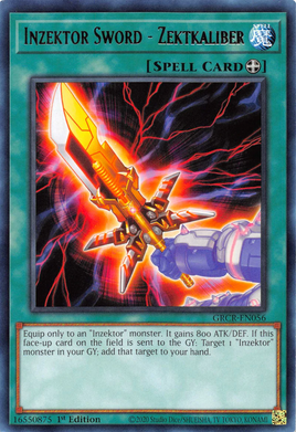 Yu-Gi-Oh! | GRCR-EN056 |★R| Inzektor Sword - Zektkaliber