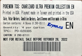 Pokémon | UPC | Charizard Ultra Premium Collection Case (of 4)