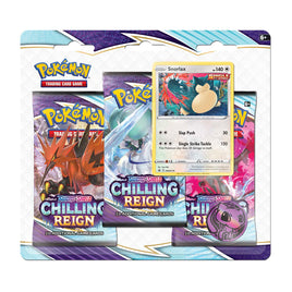 Pokémon | CRE | Three Pack Blister (SWSH119 | Snorlax)