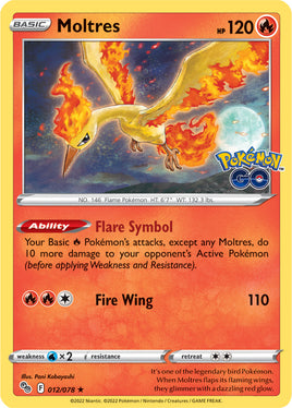 Pokémon | SWSHGO012F |★H| Moltres