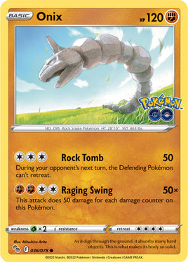 Pokémon | PGO | 036 | Onix