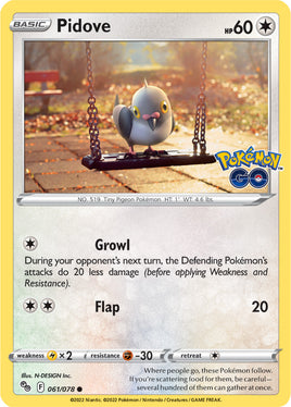 Pokémon | PGO | 061 | Pidove