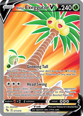 Pokémon | PGO | 071 | Alolan Exeggutor V