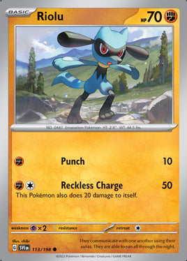 Pokémon | SVI | 113 | Riolu