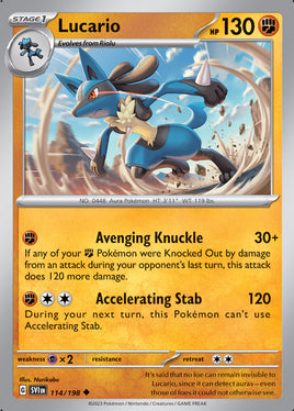 Pokémon | SVI | 114 | Lucario