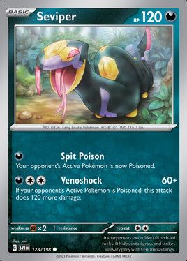 Pokémon | SVI | 128 | Seviper