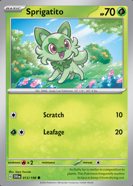 Pokémon | SVI | 013 | Sprigatito