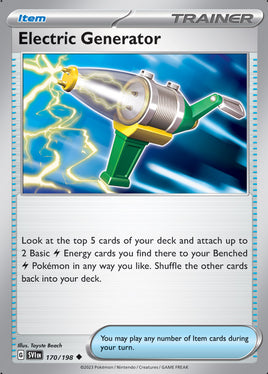 Pokémon | SVI | 170 | Electric Generator