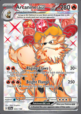 Pokémon | SVI | 224 | Arcanine ex (☆☆)