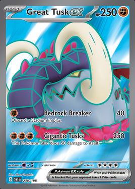 Pokémon | SVI | 230 | Great Tusk ex (☆☆)