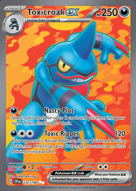 Pokémon | SVI | 232 | Toxicroak ex (☆☆)