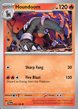 Pokémon | SVI | 034 | Houndoom