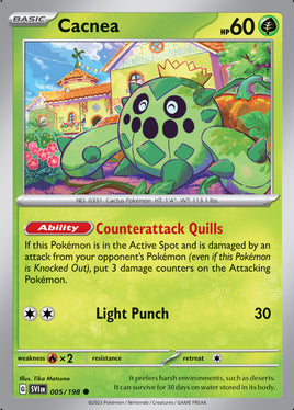 Pokémon | SVI | 005 | Cacnea