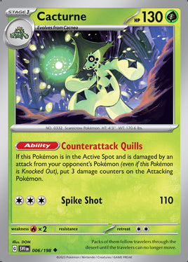 Pokémon | SVI | 006 | Cacturne