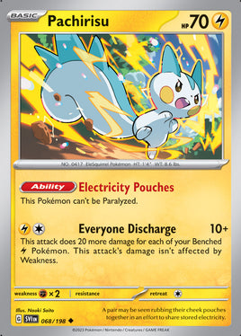 Pokémon | SVI | 068 | Pachirisu