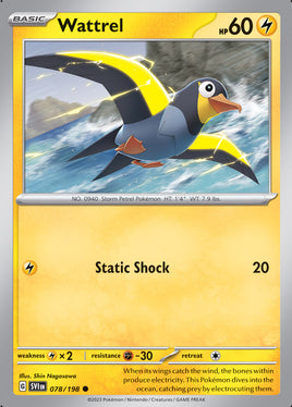 Pokémon | SVI | 078 | Wattrel