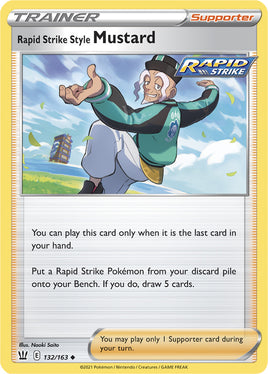 Pokémon | SWSH05-132 |◆| Rapid Strike Style Mustard