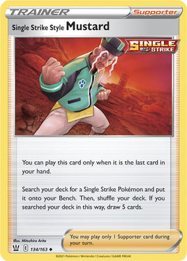 Pokémon | SWSH05-134 |◆| Single Strike Style Mustard