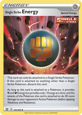 Pokémon | SWSH05-141 |◆| Single Strike Energy