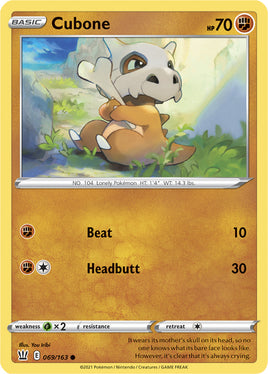 Pokémon | SWSH05-069 |●| Cubone