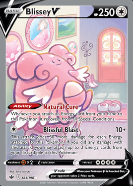 Pokémon | CRE | 183 | Blissey V (Alternate Full Art)