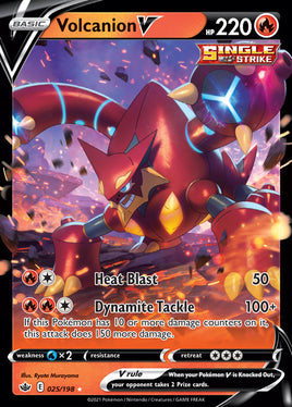 Pokémon | CRE | 025 | Volcanion V