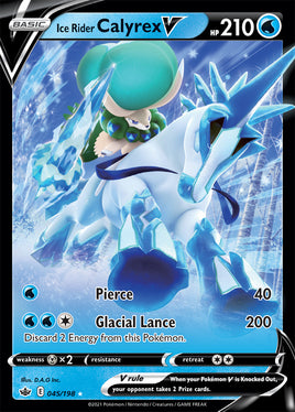 Pokémon | CRE | 045 | Ice Rider Calyrex V