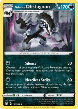 Pokémon | FST | 161 | Galarian Obstagoon